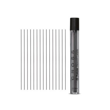 Imagem de Cross Recargas de grafite para lapiseira, ponta de 0,7 mm, cinza, 15 unidades, 1 pacote (8742)