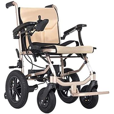 Imagem de Cadeira de rodas elétrica dobrável suporta até 440 libras, pesa 45 libras, alcance de até 12 milhas com 2 baterias, aprovada pela FDA para viagens aéreas