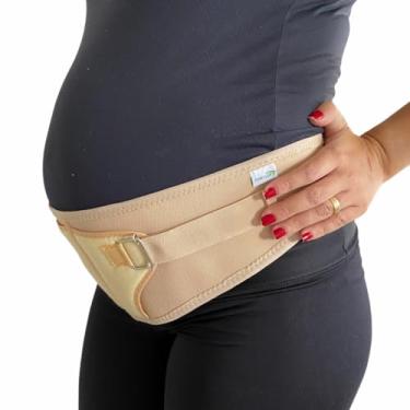 Imagem de Cinta/Faixa Para Alivio Lombar Abdominal Gravida Gestante Sustentação Barriga Apoio Diminui a Dor Lombar