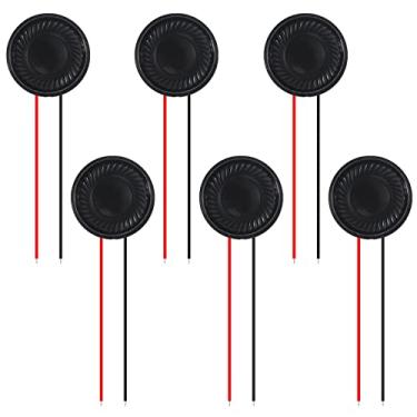 Imagem de 6 peças de 8 Ohm 2 W alto-falantes redondos de 8 ohm de 28 mm compatíveis com alto-falante pequeno de áudio MP3 MP4 Player Speaker