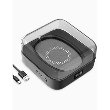 Imagem de MEATANTY Mouse sem detectar, mouse mecânico, mouse com tela LED, botões de ajuste de cobertura e frequência de movimento, simulador de movimento do mouse, movimenta automaticamente o mouse e mantém o PC ativo