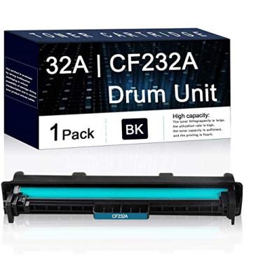 Imagem de Pacote com 1 unidade de bateria preta 32A | CF232A compatível com bateria de substituição para impressoras HP Laserjet Pro M203dn M203dw; MFP M227sdn MFP M227fdn; toner Ultra MFP M230sdn M230fdw, vendido pela SohuToner.