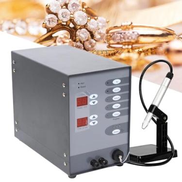 Imagem de Kit de soldador permanente de joias, máquina de solda de ponto de arco de tungstênio de pulso soldável, ouro maciço, alumínio, solda de titânio e ortodontia para restauração de joias 50A-600A