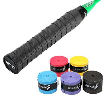 Imagem de Qudai Pacote de 5 pcs Raquete de Tênis Overgrips Anti-skid Suor Fita Wraps Badminton Racquet Sobre Aderência Vara De Pesca Suor Banda Aperto