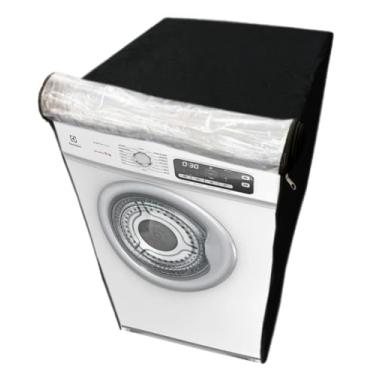 Imagem de CAPA PARA SECADORA ELECTROLUX 11KG STL11/STH11 TRANSPARENTE FLEX (Preto)