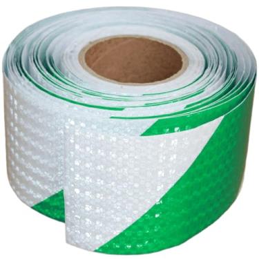 Imagem de Fita reflexiva para 1" x30 pés carro, fluorescente amarelo vermelho auto-seta à prova d'água de alta visibilidade aviso de segurança, acessórios externos são seguros e visíveis com tiras reflexivas.