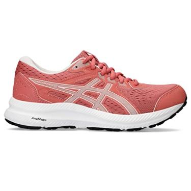 Imagem de ASICS T nis de corrida feminino Gel-Contend 8, Granada clara/azul-piscina pura, 10