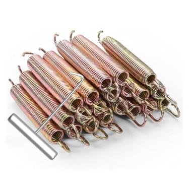 Imagem de Molas de Trampoline da Blanketown - com gancho em T grátis, molas de Trampolim de substituição, alta tensão, resistência durável, molas de tamanho comercial resistentes ao clima