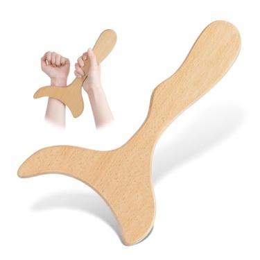 Imagem de Ferramentas de massagem de terapia de madeira, massageador de drenagem linfática de madeira, ferramentas de escultura corporal, ferramentas de terapia de madeira para redução de celulite, alívio da