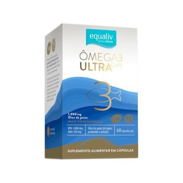 Imagem de Omega 3 Ultra Caps Equaliv 1000mg 60x Sem Mercúrio + concentrado