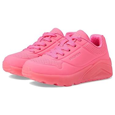 Imagem de Skechers Tênis infantil unissex Uno Ice, Rosa neon, 1.5 Little Kid