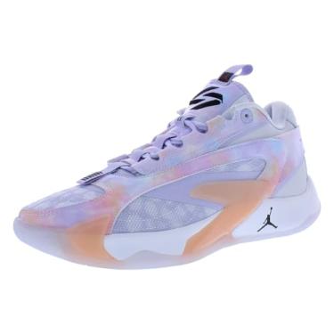 Imagem de Nike Tênis de basquete masculino Air Jordan Luka 2 Dx7833, Cinza futebol/roxo oxigênio/preto-cinza, 40
