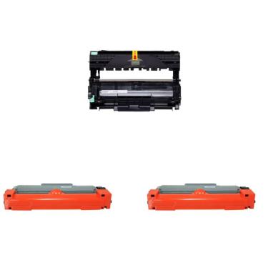 Imagem de Kit Cilindro Compatível Dr2340 + 2x Toner Tn2340 Tn2370 660
