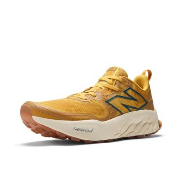 Imagem de New Balance Fresh Foam X Hierro V8 Tênis de corrida masculino, Butterscotch/gengibre limão/mar profundo, 46