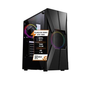 Imagem de Computador I5 Gtx 1050 16Gb Hd 1Tb Ssd 120Gb Fonte 500W - Wj Info