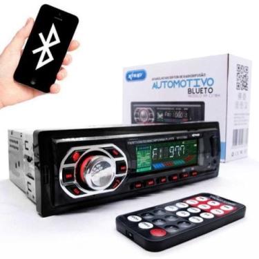 Imagem de Som automotivo bluetooth auto radio som carro kp-c17bh