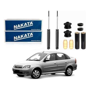 Imagem de Kit Amortecedor Traseiro Corsa Novo Sedan 1.8 2003 A 2009 - Nakata