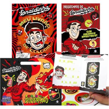 Imagem de Kit Enaldinho Livro Infantil De Colorir Meu Livrão Tapete, Livro Blocã