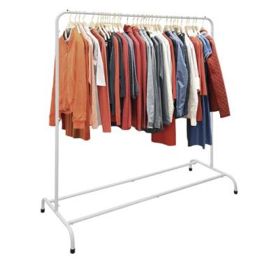 Imagem de Arara Cabideiro Pendurador Suporte de Roupa Ferro Provador - Utility, 