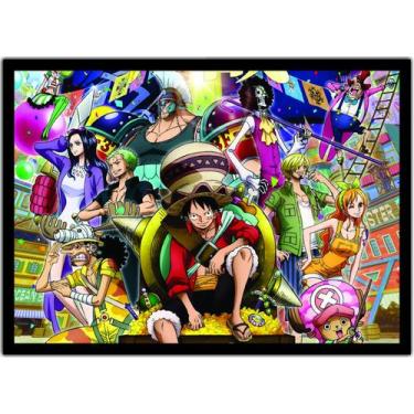Imagem de Quadro Anime One Piece Desenho Com Moldura G02 - Vital Quadros  Do Bra