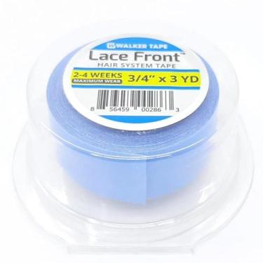 Imagem de Fita adesiva capilar lace front 1'' x 3 yd walker tape, 3/4'' X 3 YD