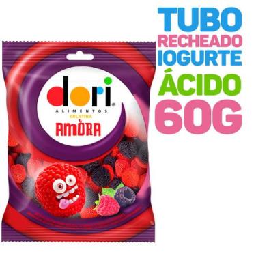 Imagem de Bala De Gelatina Variedades De Sabores Dori 60g - Lanche Doce Festa