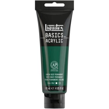 Imagem de Tinta Acrílica Liquitex Basics 118ml 350 Green Deep Permanent