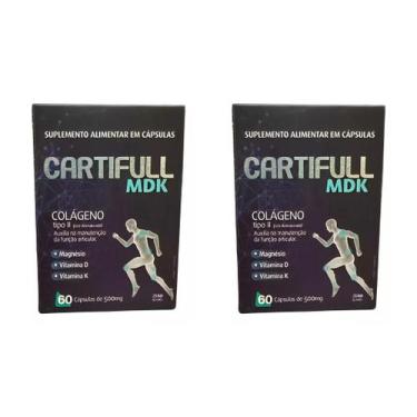 Imagem de Kit 2x Cartifull Mdk Colágeno Tipo 2 + Vitaminas D K E Magnésio - A2F