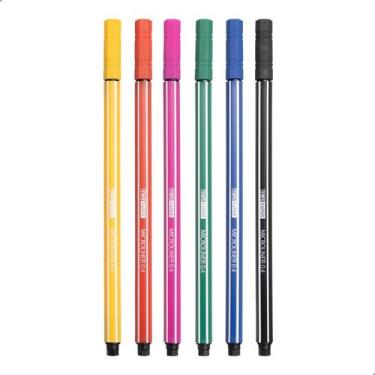 Imagem de Caneta Hidrografica Fineliner Ponta Ultra Fina 0.4mm Amarelo - Yins, A