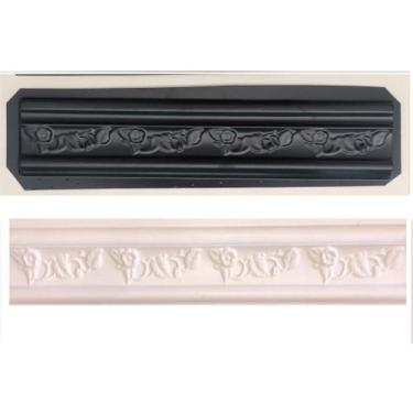 Imagem de 1 Forma Sanca Abs 1,5mm 3D  - Rodateto/rodapé 50x10cm - Cód. 139 - Far