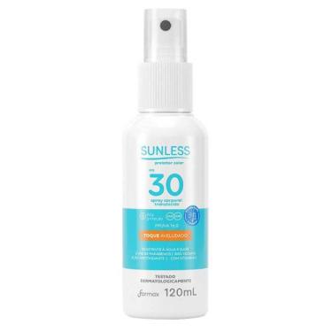 Imagem de Protetor Solar Spray Translúcido FPS 30 Sunless, 120ml