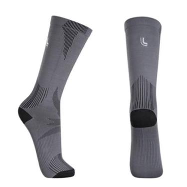 Imagem de Meia 3/4 Compressão Lupo 15006-001, P - 33 Ao 36, Chumbo