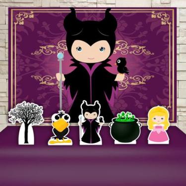 Imagem de KIT Festa Prata Malévola Cute - IMPAKTO VISUAL