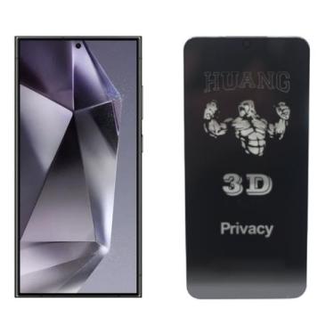 Imagem de Pelicula Privacidade Vidro 3d 5d 9d Para Galaxy S24 Ultra - Mustangsho