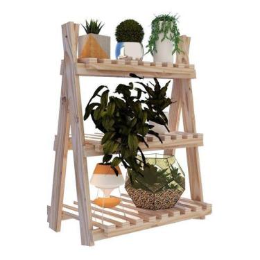 Imagem de Organizador Escritório Madeira Natural P/ Treliça 55x95cm Madeira - Te