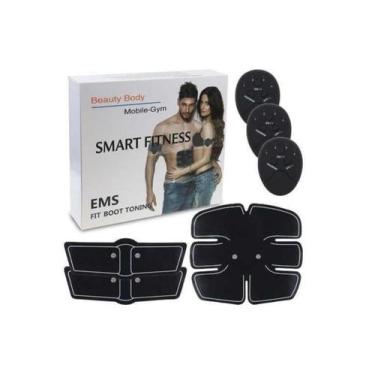 Imagem de Estimulador Abdominal Braços E Pernas A Pilha Aaa Academia - EMS