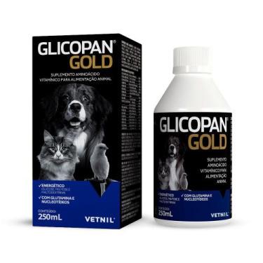 Imagem de Glicopan Gold Suplemento de Vitaminas para Pets Vetnil - NoBrand