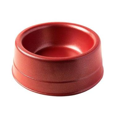Imagem de Comedouro Royale Pesado Vermelho para Cães - Tamanho Médio