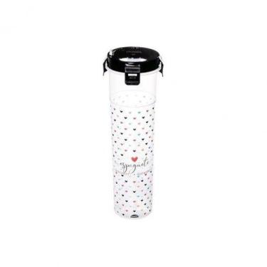 Imagem de Pote Porta Espaguete Com Tampa Dosadora Est. Corações - Plasútil