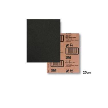 Imagem de Folha Lixa Ferro 3m 221T 225x275mm Grão P220 25un