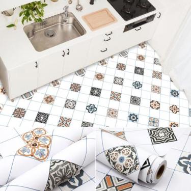 Imagem de Adesivo Para Piso Vinilico Autocolante 3mx61cm Varios Modelos Lindos, 