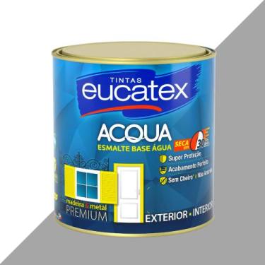 Imagem de Tinta Esmalte Base Água Brilhante para Ferro e Madeira 900ml - Eucatex