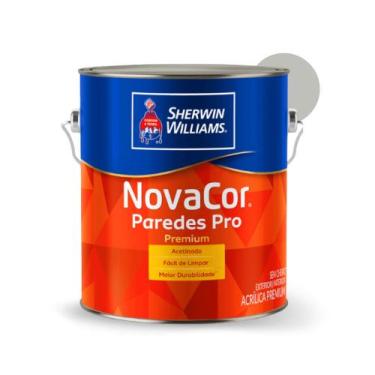 Imagem de Tinta Premium NovaCor Paredes PRO Acetinado 3,6L - Sherwin Williams
