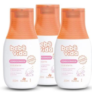 Imagem de Kit C/03 Condicionador Bebê Vida Davene 200 ml