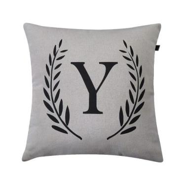 Imagem de Almofada Mescla Y 40x40cm Preto - FASTLAR