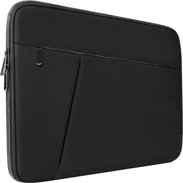 Imagem de Capa para laptop de 17 polegadas, capa protetora à prova de choque para transporte de computador com bolso frontal, capa durável para laptop de 17 a 17,3 polegadas HP, Dell, Acer, Asus, notebook,