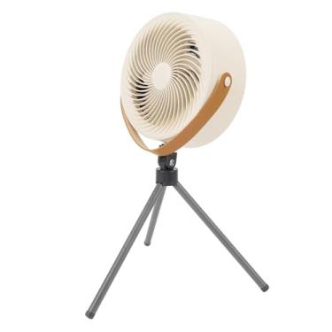 Imagem de Exaustor Portátil de Mesa Exaustor Portátil de 3 Velocidades Exaustor de Cozinha de Mesa Sem Fio Ângulo Ajustável Exaustor de Mesa para Churrasco Interno, Panela Quente (Bege)