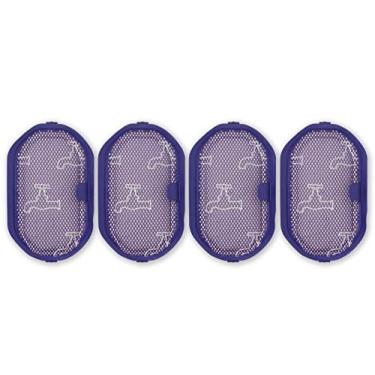 Imagem de Fette Filter -917066-02 Filtro de vácuo compatível com aspiradores Dyson DC30, DC31, DC34, DC35, DC44 Digital Slim e DC56. Compare com a peça de pré-filtro nº 917066-02. Pacote com 4