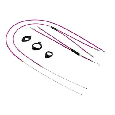 Imagem de WEERAS Cabo de freio e carcaça, cabos de freio de giro de bicicleta BMX dianteiros e traseiros (superior e inferior) rotor giratório