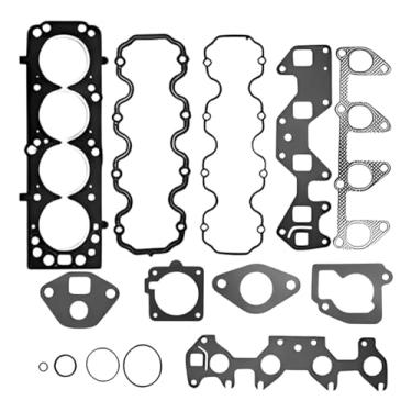 Imagem de Junta Superior Motor sem Retentor Jogo Cabeçote Fibra 79521, Preto/Prata, Sabo